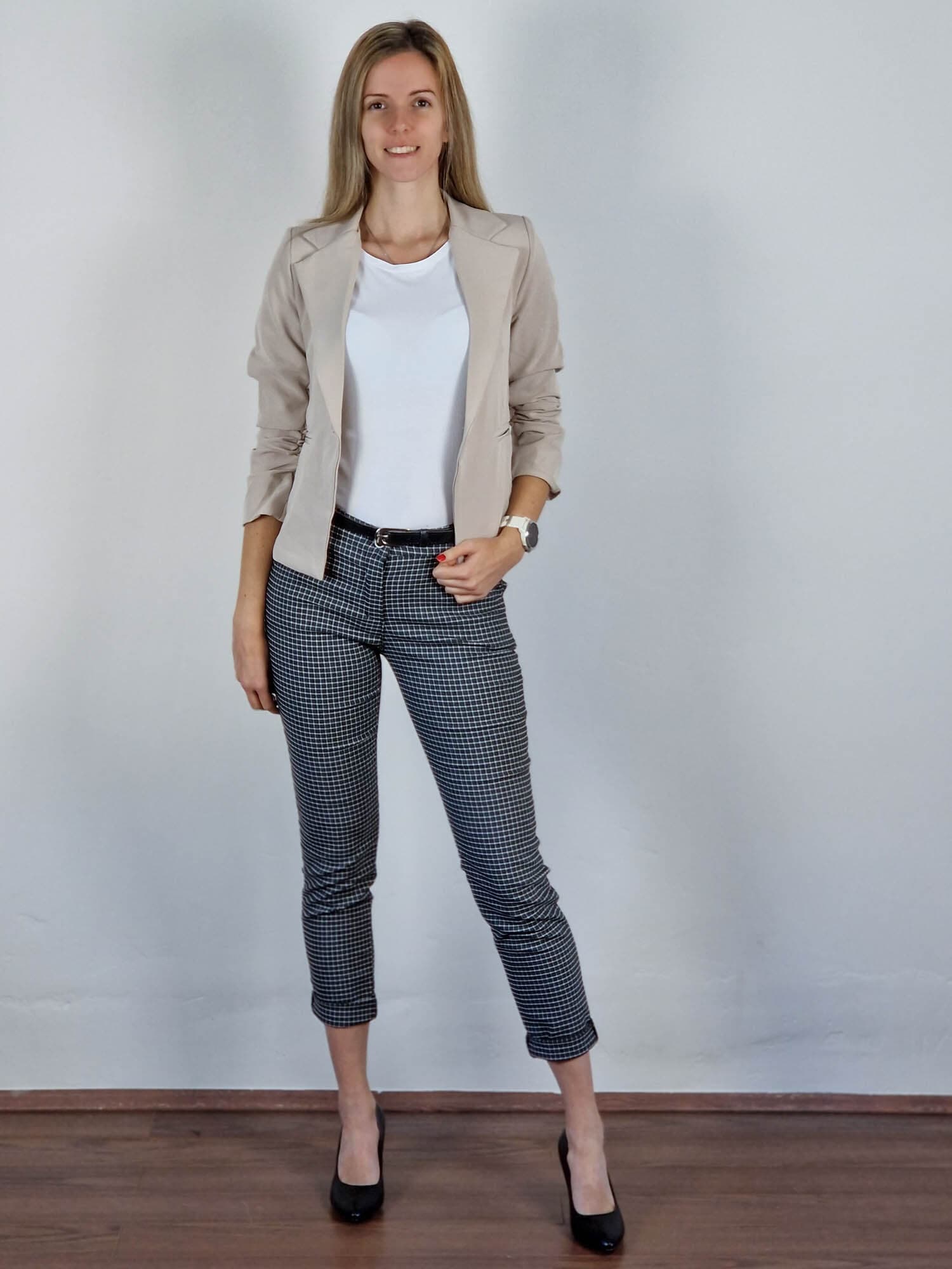 Pearl rövid krémszínű blézer – 40-42 méret