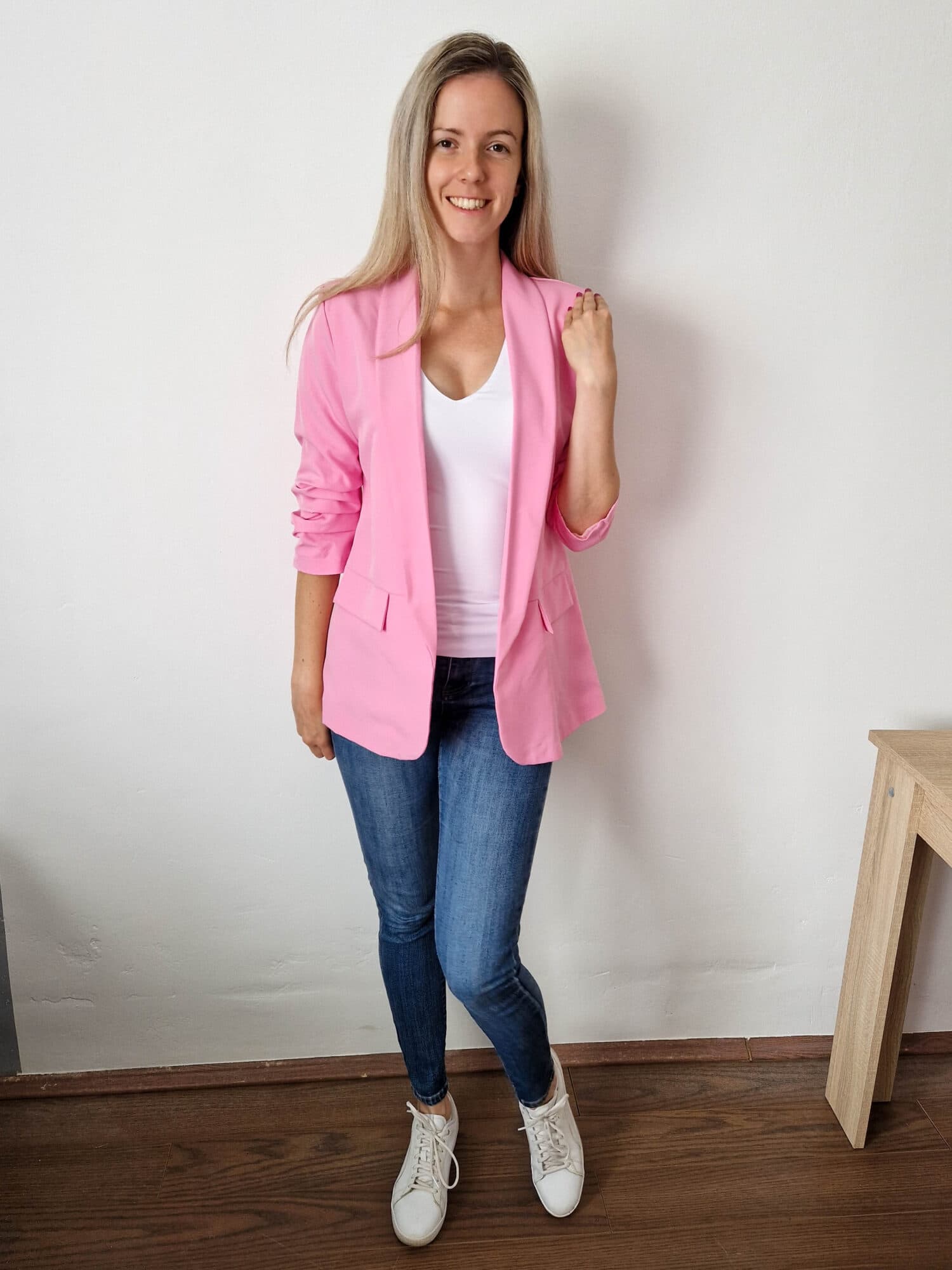 Ingrid rózsaszín blézer – 38-40 méret