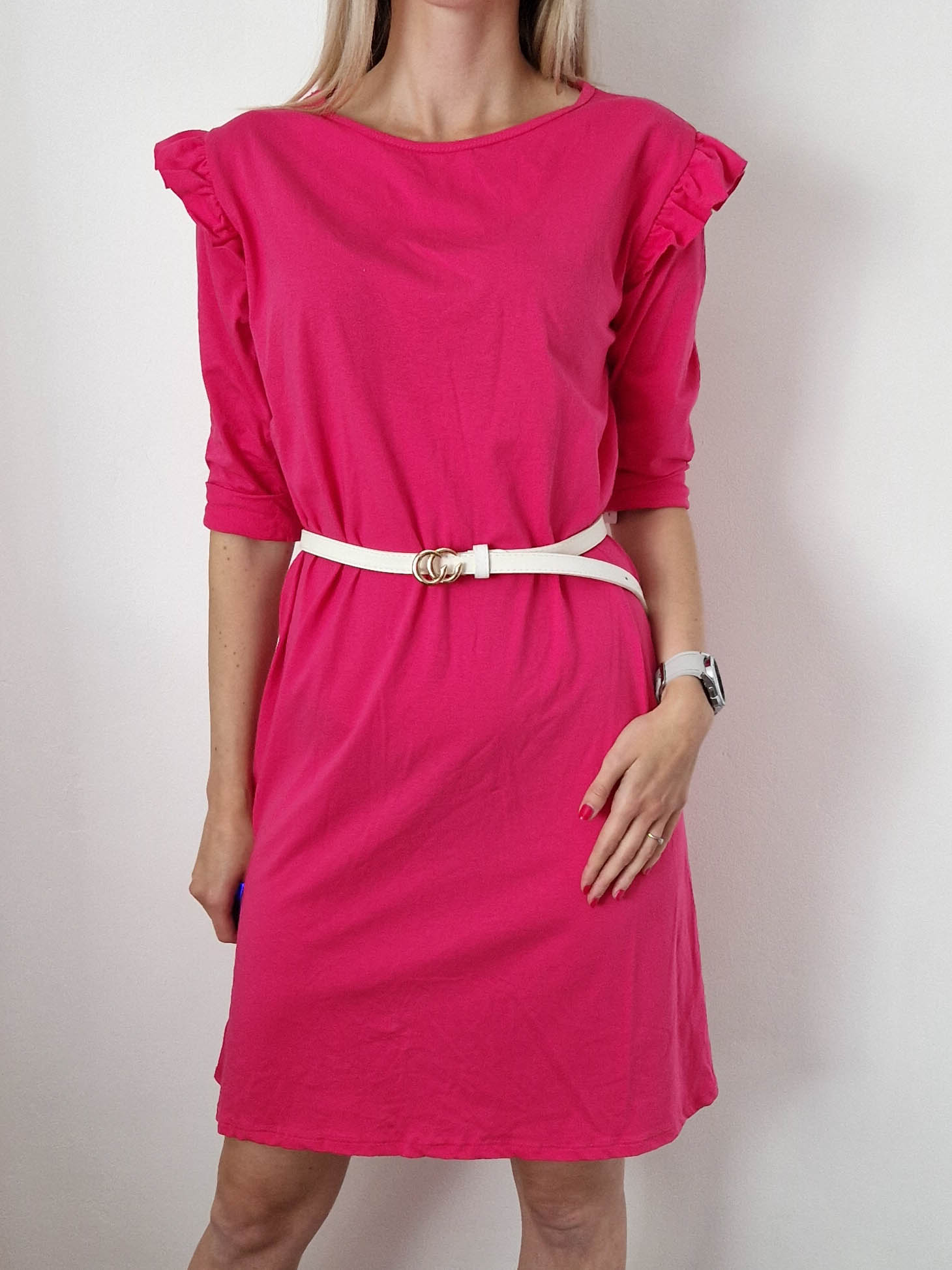 lotti-pink-fodros-vallu-pamut-ruha-haromnegyedes-ujjal-13