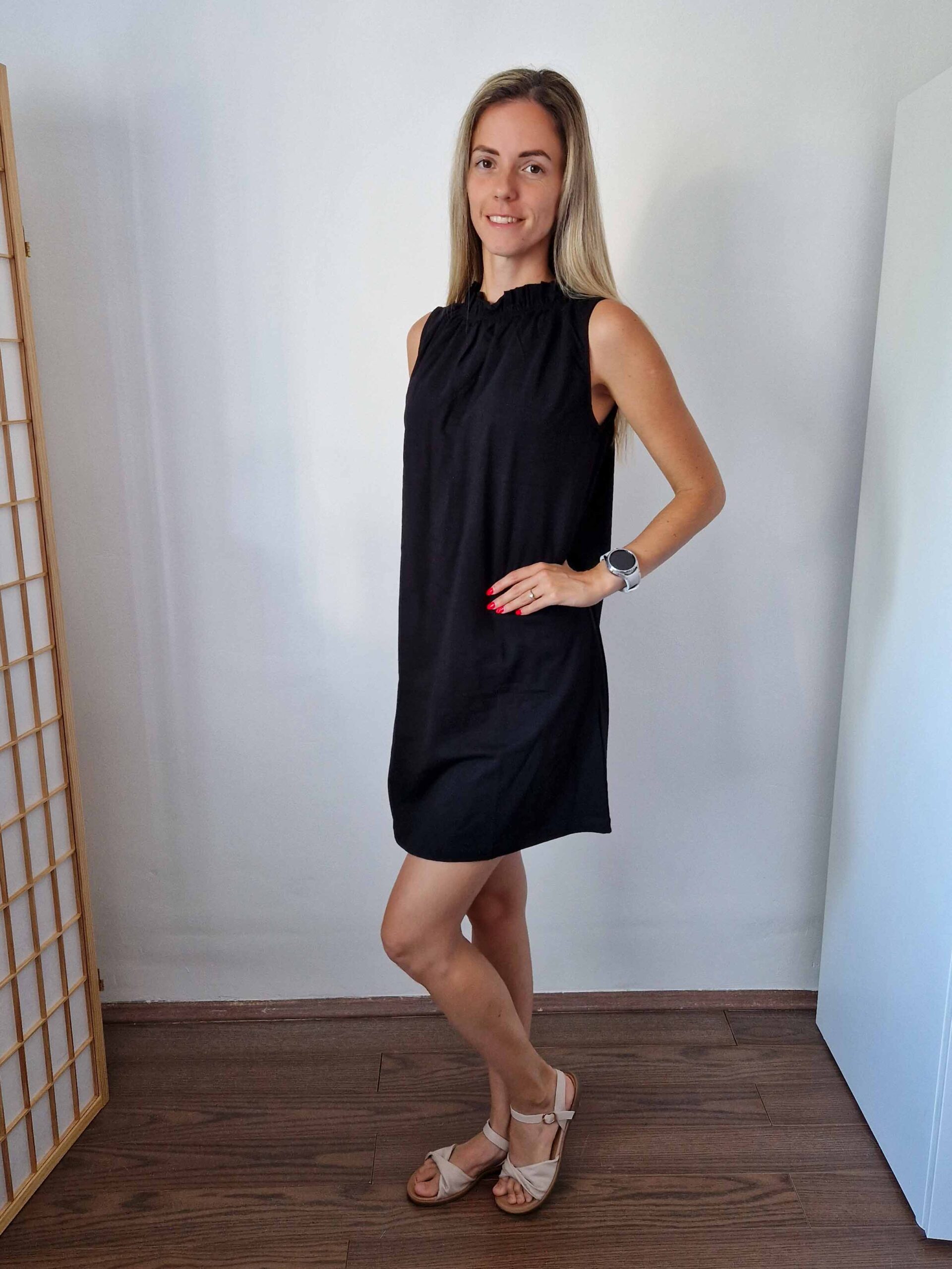 Mici fekete basic pamutruha