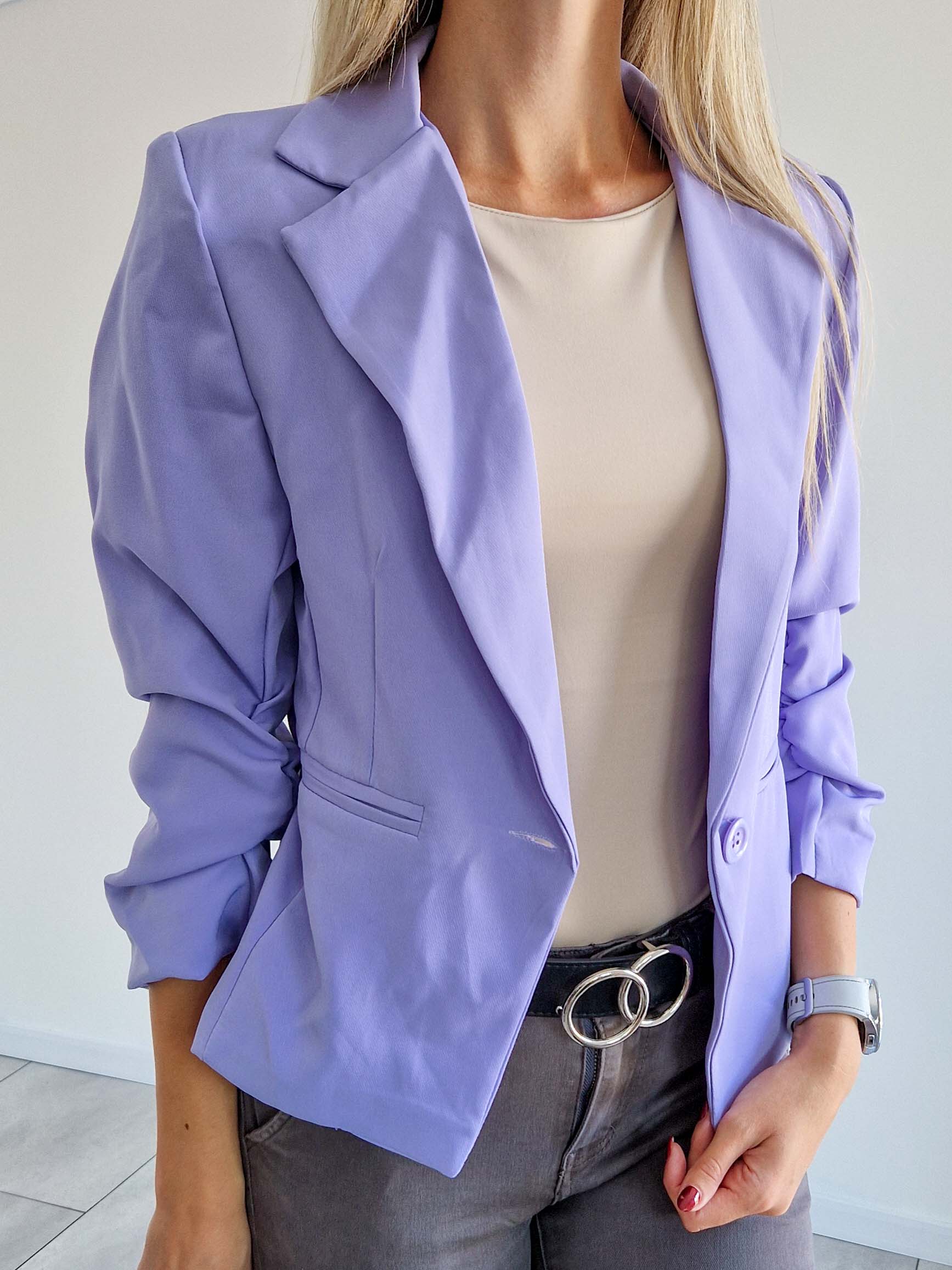 Pearl rövid orgonalila blézer – 40-42 méret