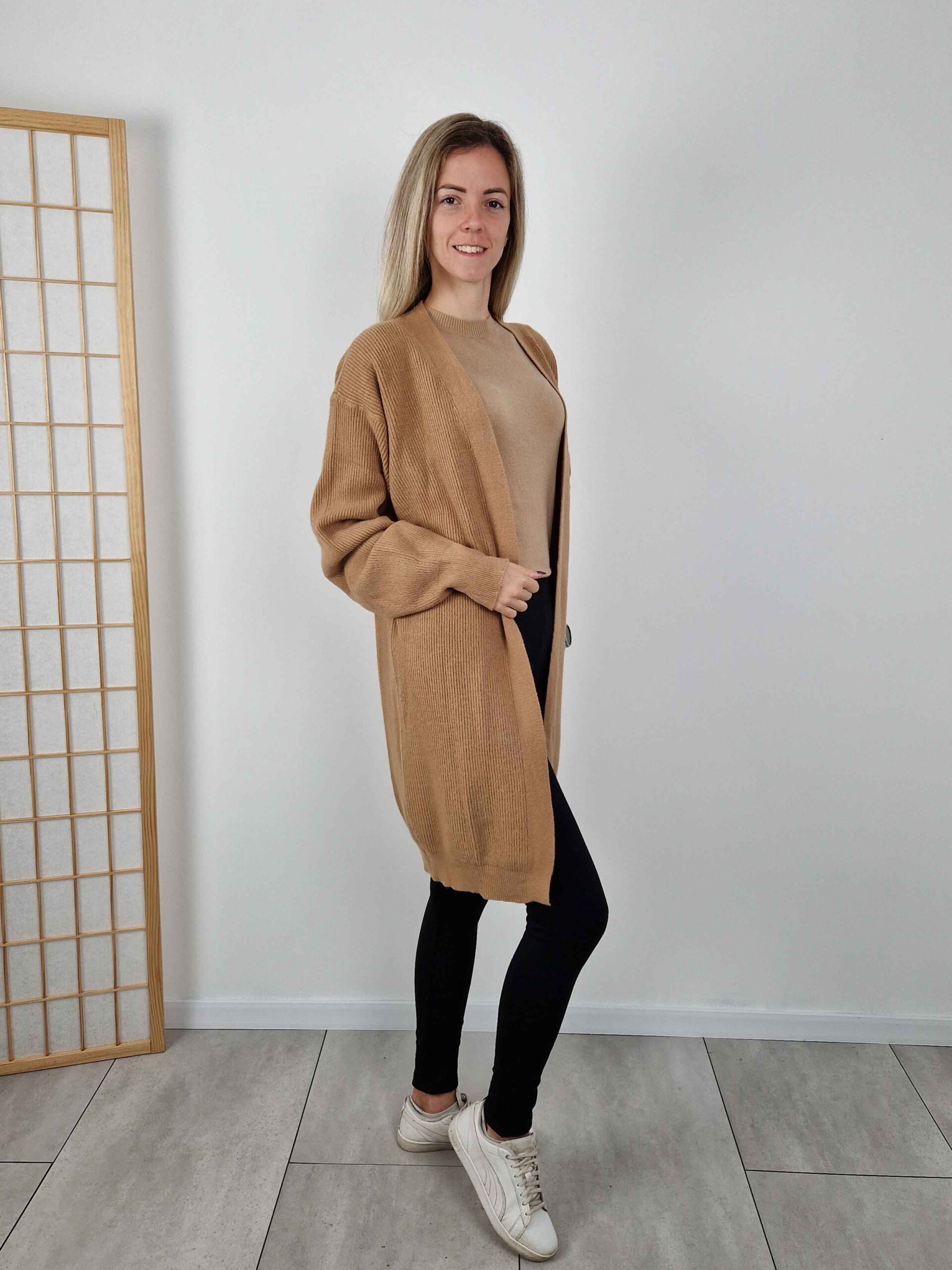 Olga puha barna kötött kardigán