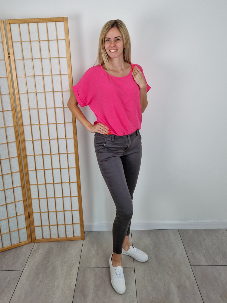 Limone szürke push-up farmernadrág