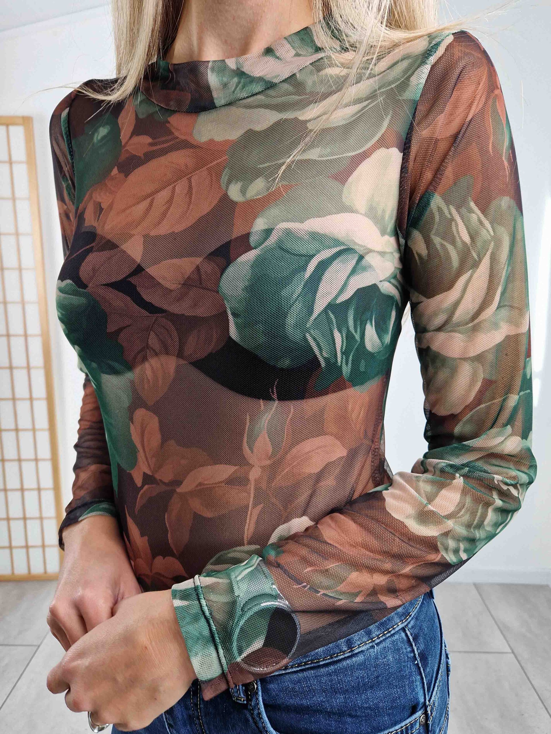 Fleur barna virágmintás tüll body