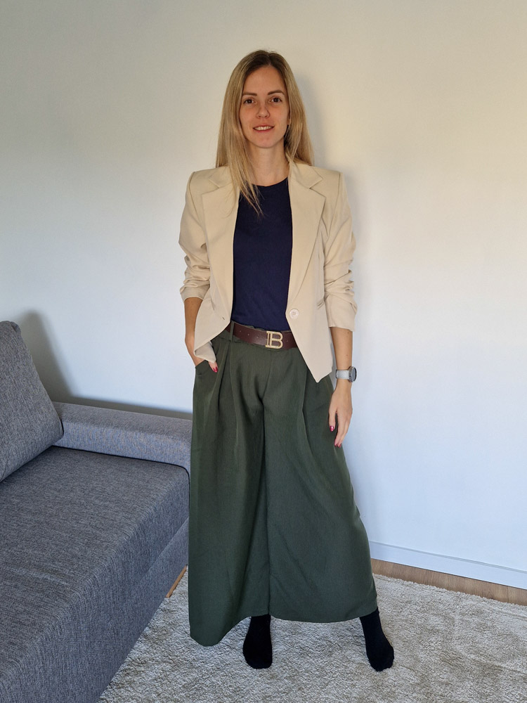 Pearl rövid krémszínű blézer – 40-42 méret