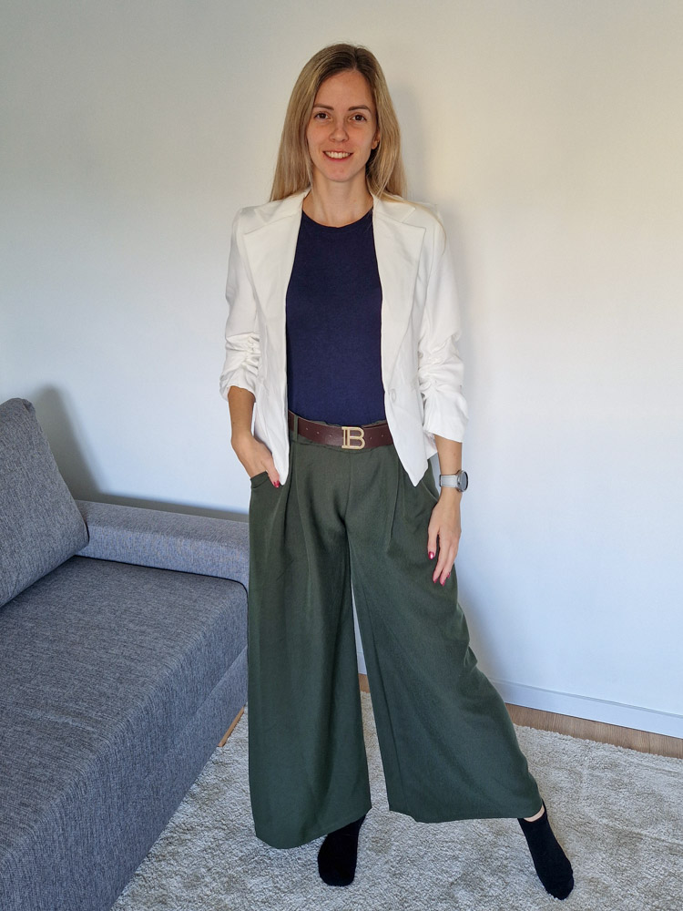 Pearl rövid fehér blézer – 38-40 méret