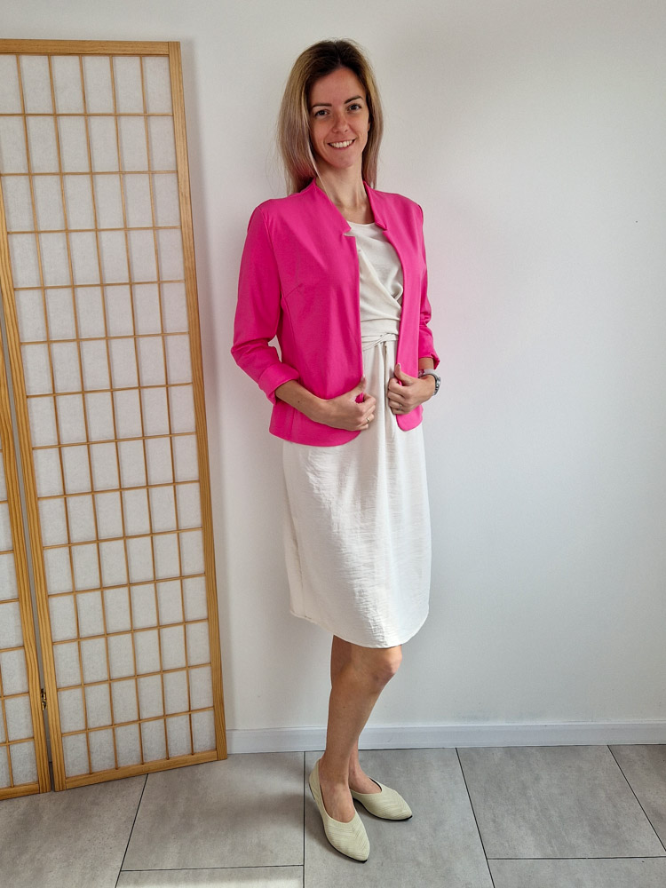 Camilla pink elegáns blézer