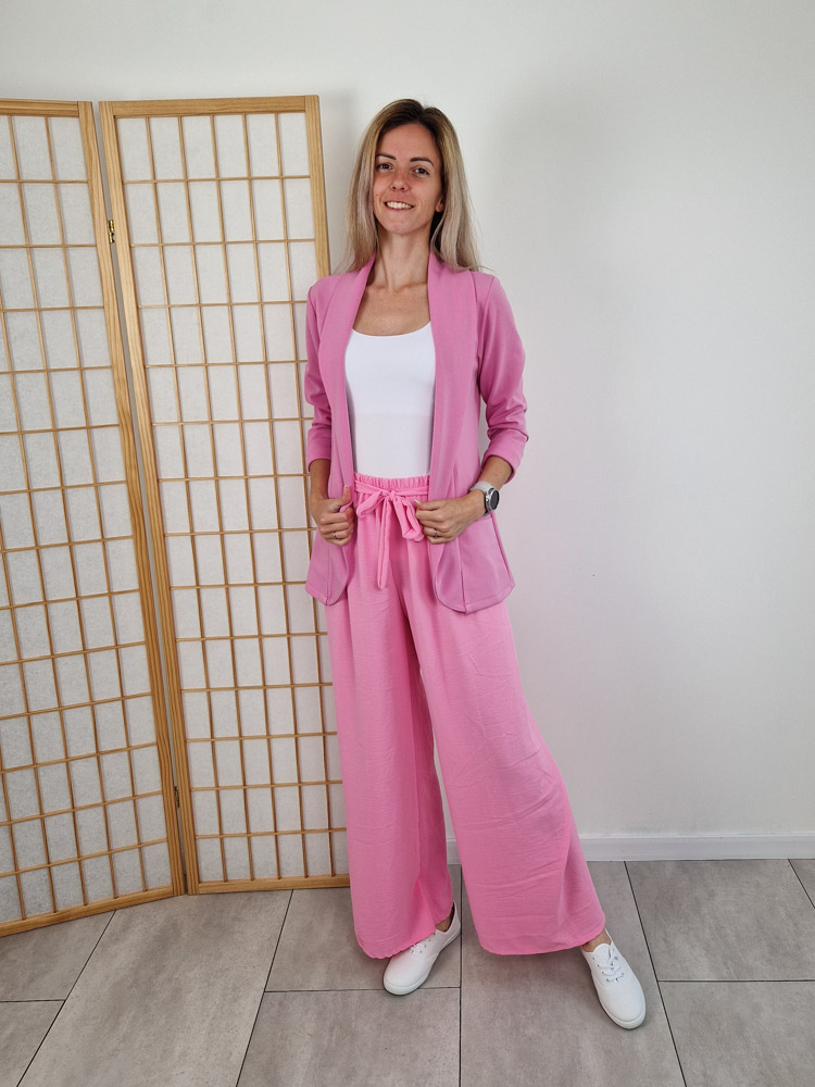 Shine málna rózsaszín blézer