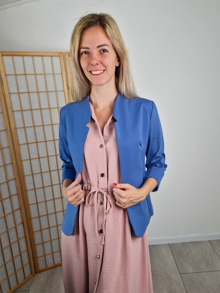 Camilla kék elegáns blézer
