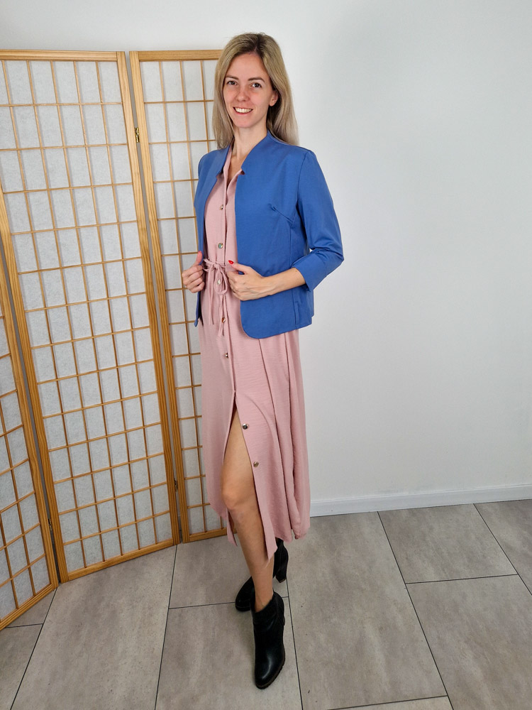 Camilla kék elegáns blézer