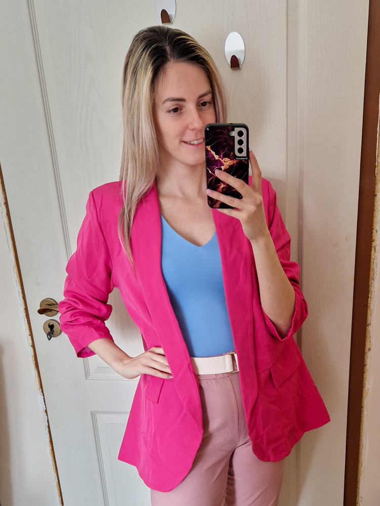 Ingrid ciklámen blézer