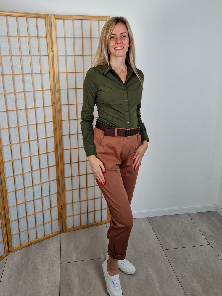 Irina khaki ing