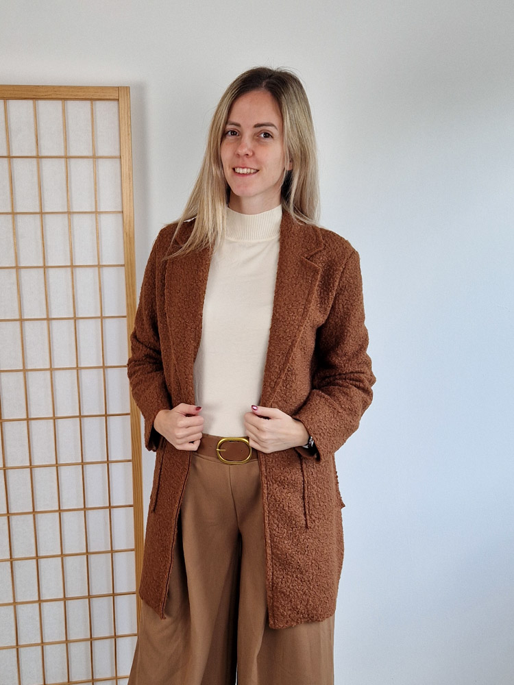 Anett barna teddy kabát XL méretig