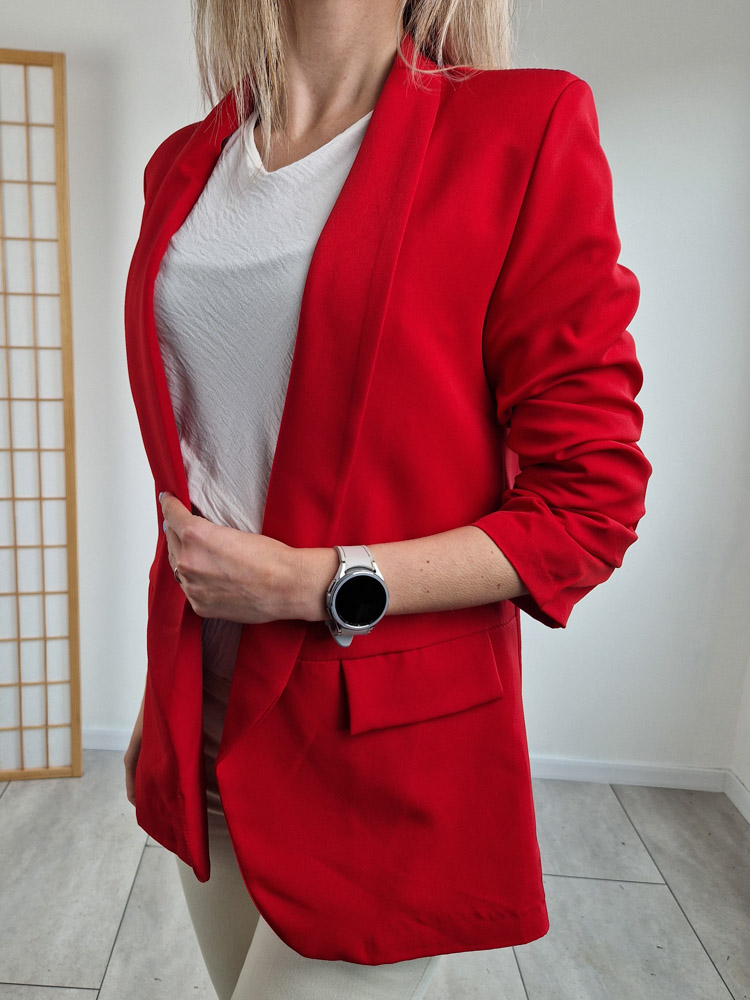 Ingrid piros blézer