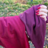 Love-V-nyaku-basic-bordo-burgundi-felso-1