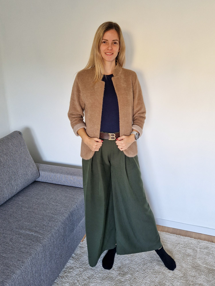 Bonny barna extra puha blézerkabát