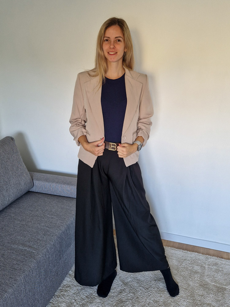 Pearl rövid bézs blézer – 42-44 méret
