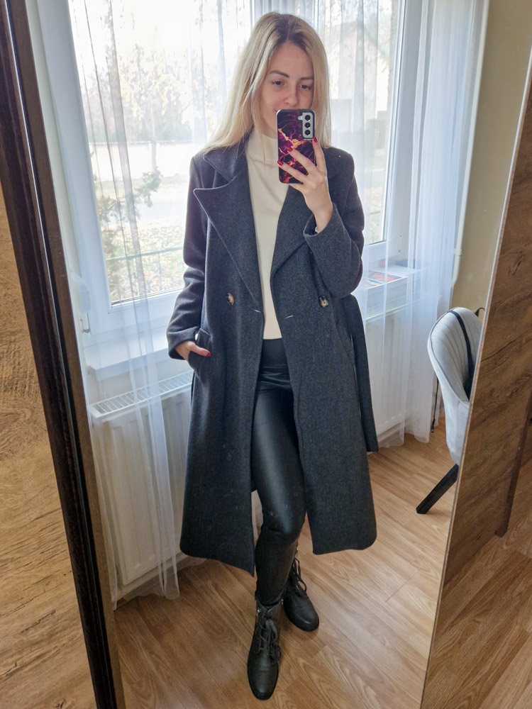 Nitta fekete bélelt thermo leggings – matt