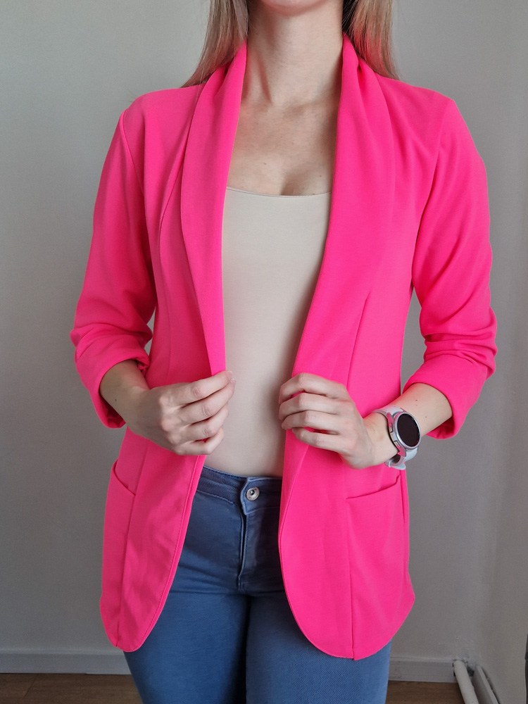 Shine neonpink blézer