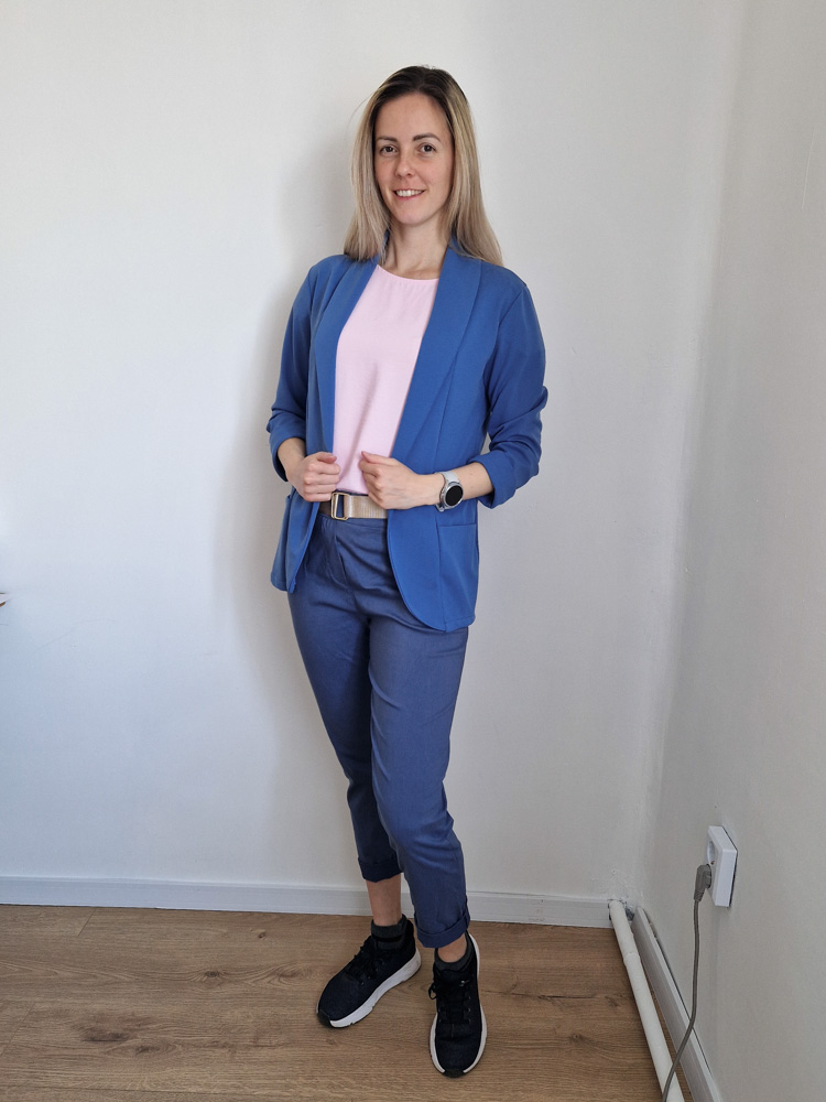 Shine farmerkék blézer