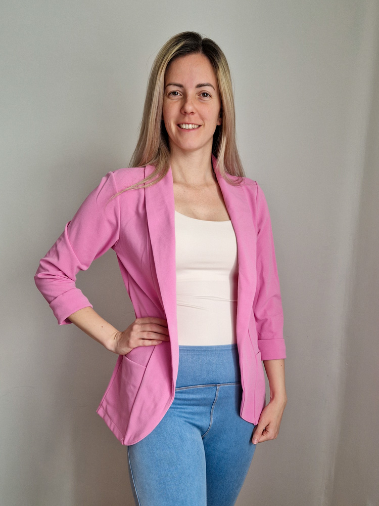 Shine málna rózsaszín blézer