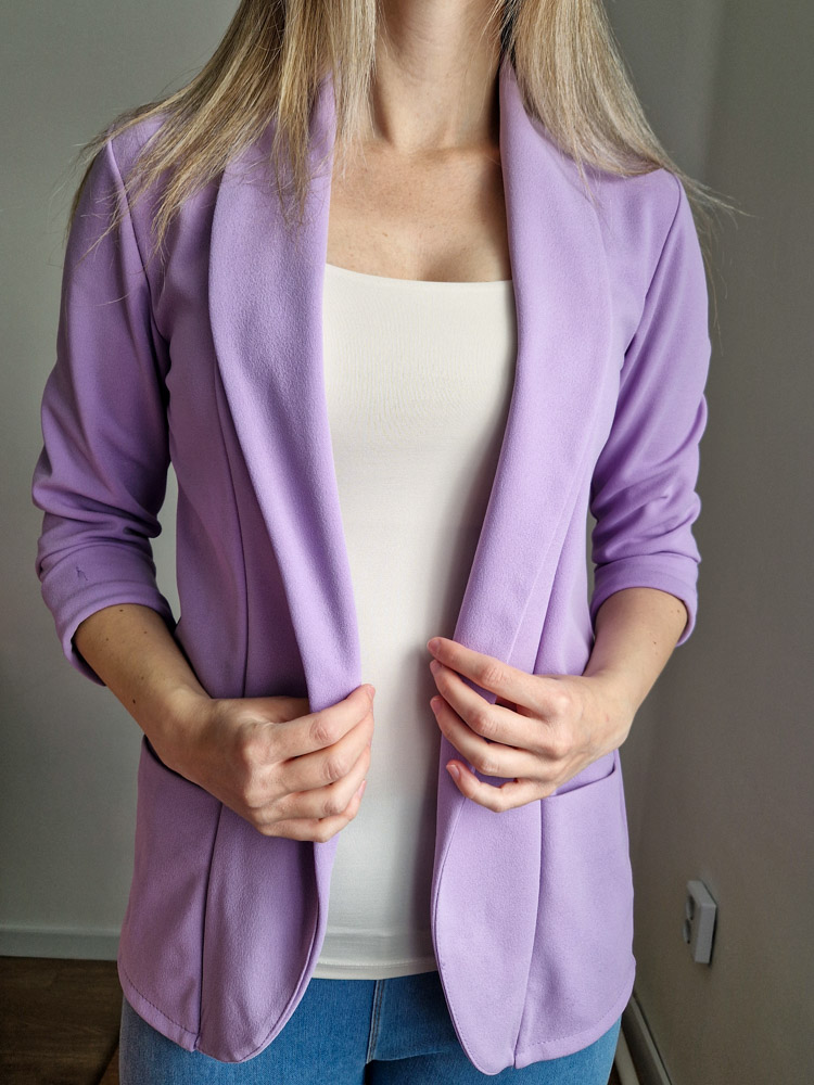 Shine orgonalila blézer