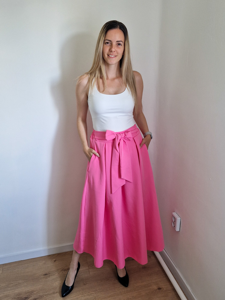 Liza pink masnis midi szoknya – S-XL méret