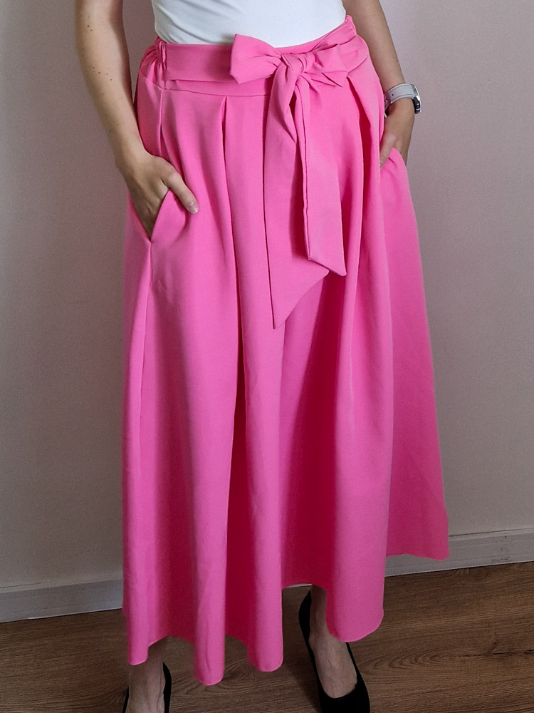 Liza pink masnis midi szoknya – S-XL méret