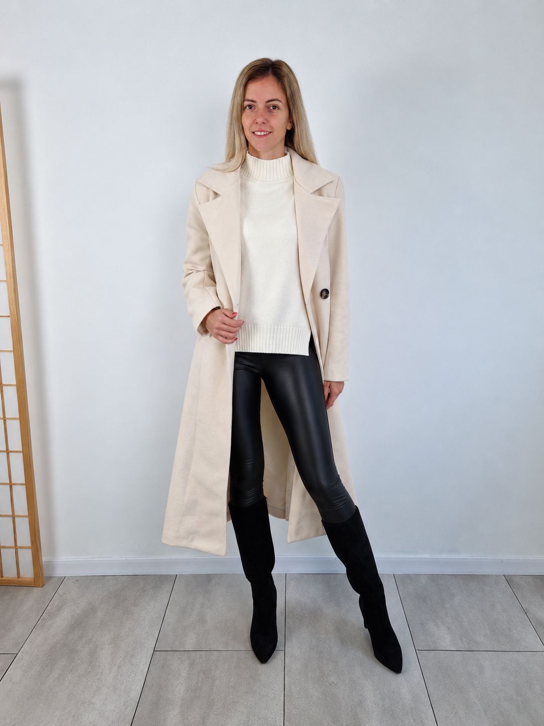 Lilla fekete alakformáló push-up leggings
